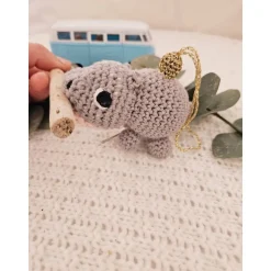 Sale Babynilpferd / Hippo Weihnachtsbaumschmuck / Hängeornament Baumschmuck
