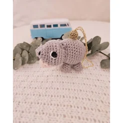 Sale Babynilpferd / Hippo Weihnachtsbaumschmuck / Hängeornament Baumschmuck