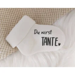 Einladungskarten|SelfmadeStudio Babysocke zur Schwangerschaftsverkündung – Personalisiertes Geschenk für werdende Eltern & Großeltern