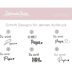 Einladungskarten|SelfmadeStudio Babysocke zur Schwangerschaftsverkündung – Personalisiertes Geschenk für werdende Eltern & Großeltern