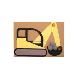 Clearance Bagger Einladungskarte Kindergeburtstag | Bagger basteln | Bagger Kindergeburtstag | Baustelle Kindergeburtstag | Gelber Kinder Einladungskarten