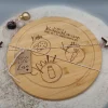 Bambusbrett Lieber Weihnachtsmann Weihnachtsdeko