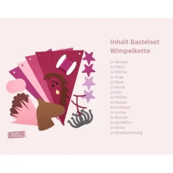 Einladungskarten|Always Amazing GbR Bastelbox Kindergeburtstag Pferd | Einladung Pferdegeburtstag | Einladung Kindergeburstag | Mitgebsel Pferd