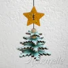 New Bastelset Flocken-Christbaum aus Holz Bastelzubehör