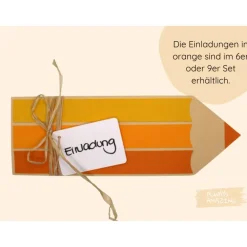 Discount Bastelset Schulanfang Einladung Einschulung basteln | Einladungskarten zur Einschulung | Einladung Schuleinführung Kinder Einschulung
