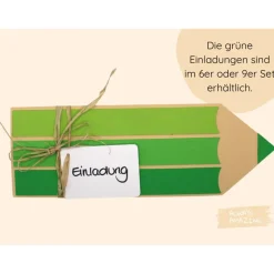 Discount Bastelset Schulanfang Einladung Einschulung basteln | Einladungskarten zur Einschulung | Einladung Schuleinführung Kinder Einschulung