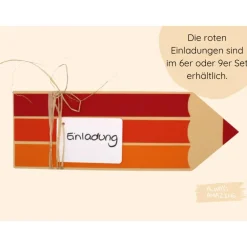 Discount Bastelset Schulanfang Einladung Einschulung basteln | Einladungskarten zur Einschulung | Einladung Schuleinführung Kinder Einschulung
