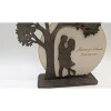 Best Baum der Liebe – Personalisiertes 3D Holz-Silhouette Display mit Gravur Valentinstagsgeschenke