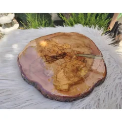 Best Baumscheibe, Tisch-Platte, TablettBaumscheibe Holzscheibe Hochzeitdeko,Dekoration, Tischdeko, Unikat Gastgeschenke