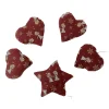 Clearance Baumschmuck 5-er Set rot Baumschmuck