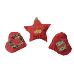 Baumschmuck|Afrosteff Baumschmuck 3er Set rot