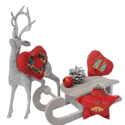 Baumschmuck|Afrosteff Baumschmuck 3er Set rot