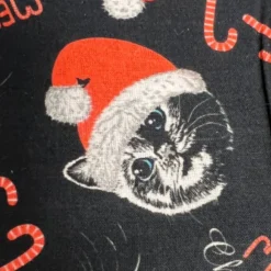 Weihnachtsstoffe|Mamasign Baumwolldruck - Katzen mit Weihnachtsmützen - Weihnachten - 50cm