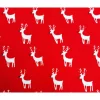 Weihnachtsstoffe|liebelein-handarbeiten Baumwollstoff mit Rentieren, Weihnachtsstoff, Breite 1,40 m, Meterware
