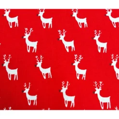 Weihnachtsstoffe|liebelein-handarbeiten Baumwollstoff mit Rentieren, Weihnachtsstoff, Breite 1,40 m, Meterware