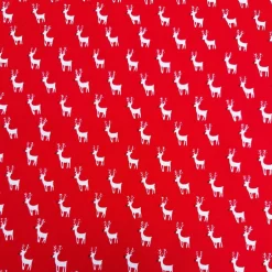 Weihnachtsstoffe|liebelein-handarbeiten Baumwollstoff mit Rentieren, Weihnachtsstoff, Breite 1,40 m, Meterware
