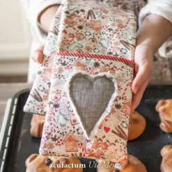 Clearance Baumwollstoff Weihnachtsbäckerei von acufactum by Kerstin Heß Weihnachtsstoffe
