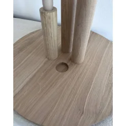 Adventskränze|Familienst(H)olzdesign Besonderer Adventskranz aus hochwertigem Eichenholz