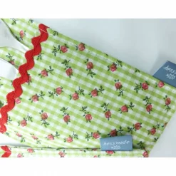 Tischdekoration|hessmade Bestecktasche aus Trachtenstoff mit Rosen Handarbeit