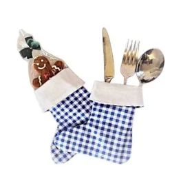 Tischdekoration|Afrosteff Bestecktasche in Stiefelform, Geschenktasche 2er Set