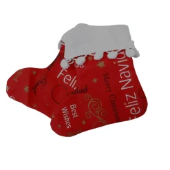 Sale Bestecktasche in Stiefelform, Geschenktasche 2er Set Tischdekoration