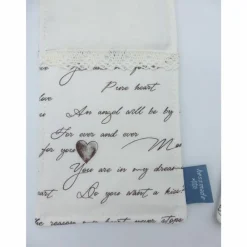 Discount Bestecktasche 'you are my sweatheart' mit Spitze Hochzeitsdeko