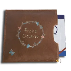 Online Bestickte Geschenkverpackung Text nach Wunsch für Schokolade Geschenkidee Schokoladenhülle Muttertag Ostern Geburtstag Geschenkverpackungen