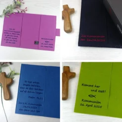 bestickte Gotteslobhülle, Bibelhülle, Filz, mit Namen, Geschenke zur Kommunion, Konfirmationsgeschenke Gotteslobhülle