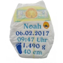 Discount Bestickte Windel mit Namen Geschenke