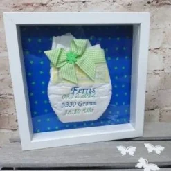 Bestickte Windel mit Spruch: Die goldene Windel für die beste Hebamme Geschenke