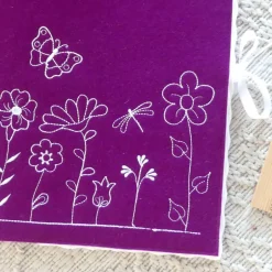 Best bestickte Zeugnismappe personalisiert aus Filz – Geschenk zum Schulanfang für Mädchen Kinder Einschulung