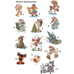 Hot Bestickter Weihnachtsbeutel Nikolausbeutel weihnachtlicher Geschenkbeutel personalisierter Wunschname flauschige Krempe Säckchen & Beutel