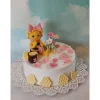 Biene mit Regenbogen TaufeFondant Tortendeko Fondant Fondantfiguren Fondant Figuren Tortendekoration