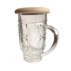 Bierglasdeckel Gravur Neuseeland NZ - detaillierte Gravur in Buche - optional in deutscher und englischer Sprache Geschenke