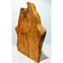 Tischdekoration|RB-Holzunikate Biete hier eine große halbe Baumscheibe, Holzscheibe gestockte Birne an