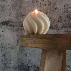 Hot BIG Swirl Candle I Spiralkerze I Gedrehte Kerze I Sojawachs I Home Decor I Hingucker I Ästhetisch I Minimalistisch Tischdekoration