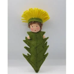 Sommer|Katjas Blumenkinder Blätterkind Löwenzahn - Jahreszeitentisch - Waldorf Art - Art.Nr.SO20