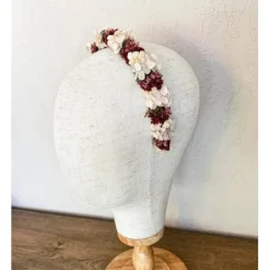 Haarschmuck & Kopfputz|AllerleiLiebe Blumenhaarkranz "Flora" mit vielen Trockenblumen ohne Draht