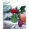 Herbst|Firlefanzulli Blumenkind Apfel, Jahreszeitentisch Sommer-Herbst, Filzpüppchen