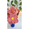 Sale Blumenstrauß gehäkelt | Hochzeitsstrauß Rosa | Geburtstag Geschenkidee Hochzeitstag Accessoires