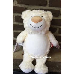Geldgeschenke|Welz-Emotion Bär mit Flügel ( Engel) - Kuscheltier individuell bestickt zur Geburt, Taufe, Geburtstag oder weiteren Anlässe