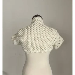 Brautstolen & -Boleros|purpurnaddel Braut Bolero,Jacke,Stola,Hochzeit,Bolero in creme!gehäkelt!