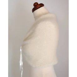 Best Braut Stola, Bolero, Tuch, Umhang, creme, Hochzeit, Besondere Anlässe, Alpaka Seide! Brautstolen & -Boleros