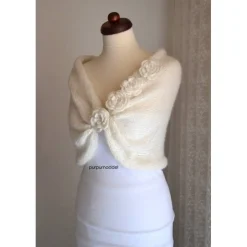 Discount Braut Stola, Hochzeit, creme, Tuch, Braut Umhang!Bolero! Brautstolen & -Boleros