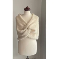 Braut Stola HOCHZEIT,Creme!BOLERO,Brautkleid,Braut Shal!Alpaka, Seide! Brautstolen & -Boleros