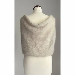 Braut Stola HOCHZEIT,Milchcafe!BOLERO,Braut Stola!Alpaka, Seide! Brautstolen & -Boleros