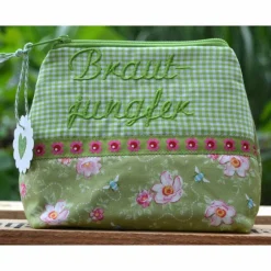 Brauttaschen|Kleines Lieschen Brautjungfer // Schminktasche // Kosmetiktasche // Geschenk // Schminktäschchen // Kulturbeutel // Hochzeit