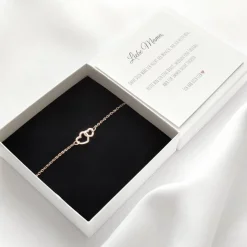 Best Brautmama Armband Edelstahl, Geschenk für Brautmutter zur Hochzeit, Brautmama Schmuck, mit Karte und Geschenkbox Gastgeschenke