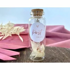 Clearance Brautmutter/ Geschenk / Mutter der Braut/ Mama/ Flaschenpost / Trockenblumen Einladungskarten
