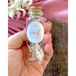 Clearance Brautmutter/ Geschenk / Mutter der Braut/ Mama/ Flaschenpost / Trockenblumen Einladungskarten